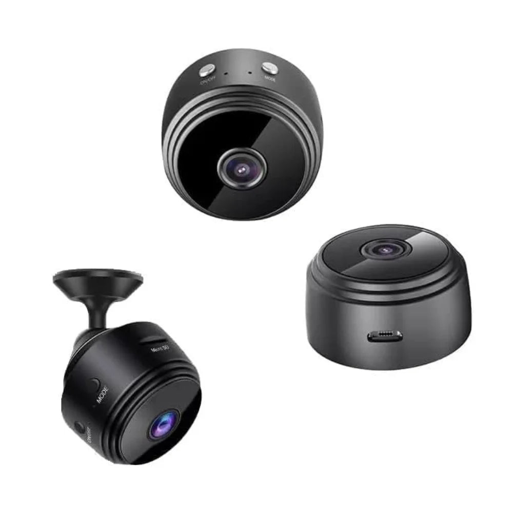Mini Câmera Wi-Fi de Segurança Full HD com Visão Noturna