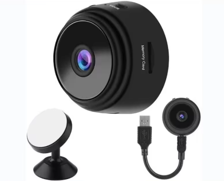 Mini Câmera Wi-Fi de Segurança Full HD com Visão Noturna