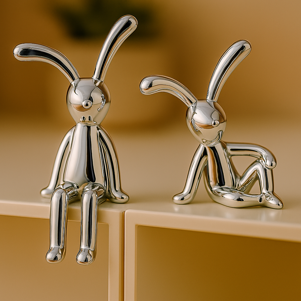 Coelhos Cromados Elegance