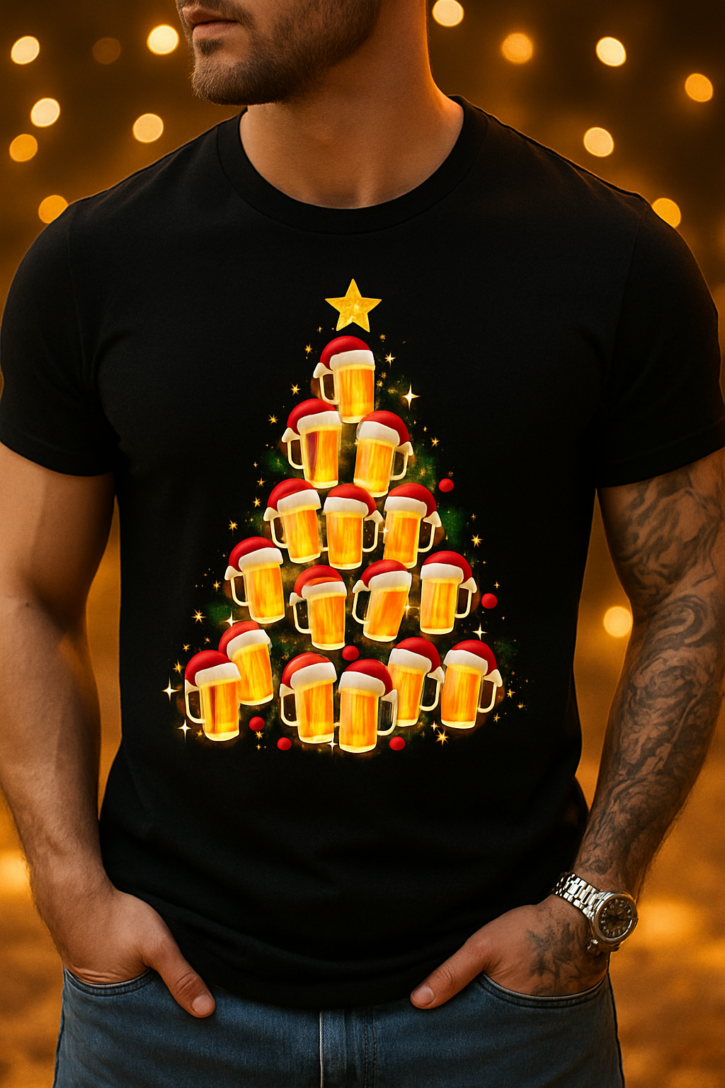 Camiseta Cerveja Natalina