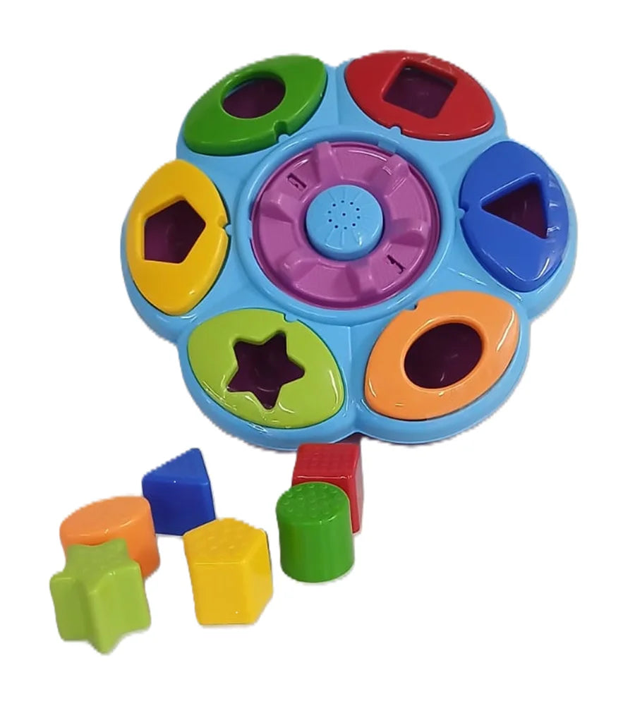 Flor Didática Encaixa Formas – Brinquedo Educativo Infantil