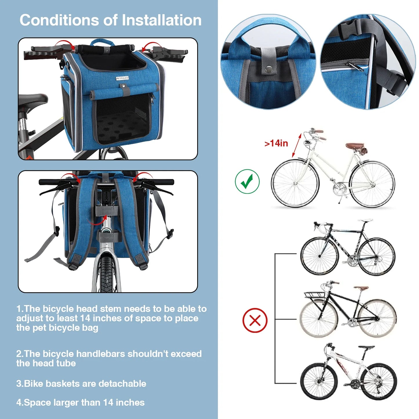 Cesta de Transporte para Pets de Bicicleta – Conforto e Segurança nos Passeios