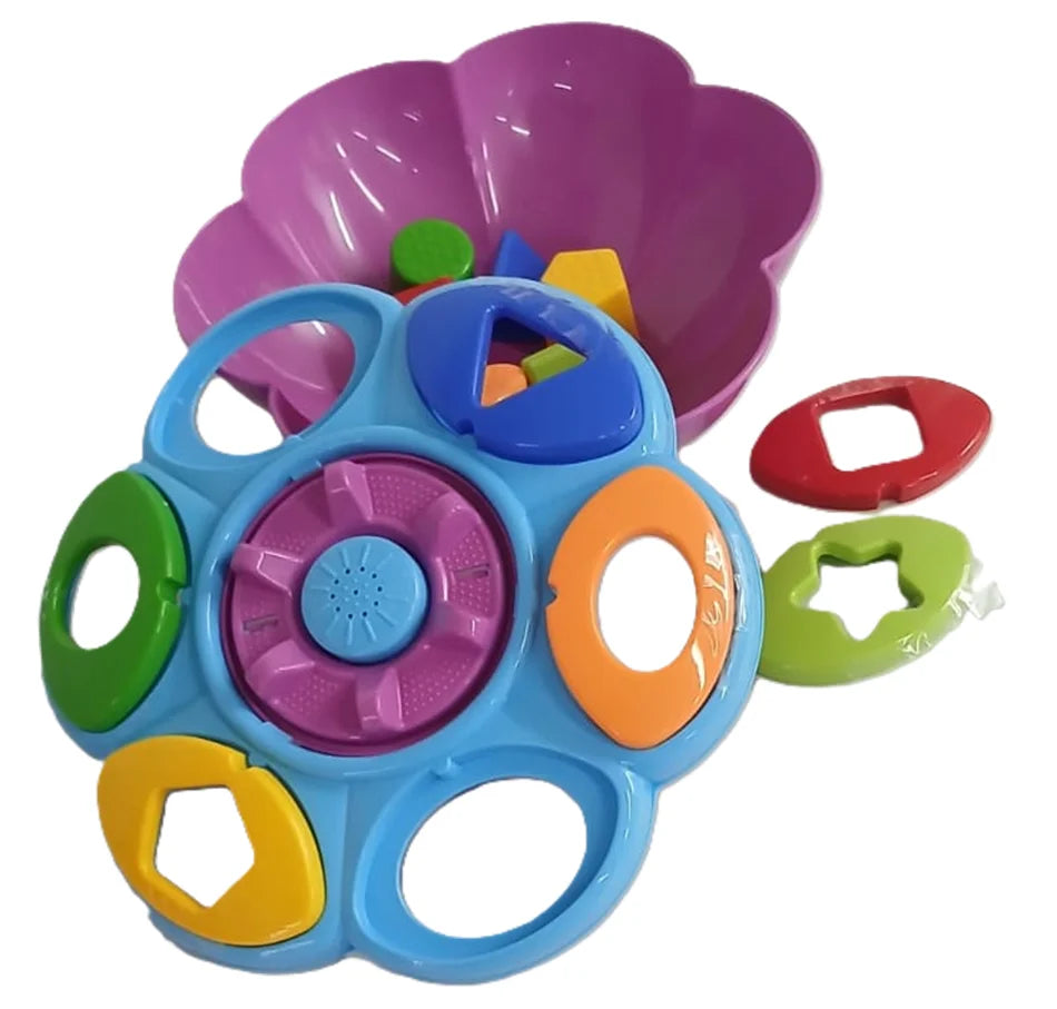 Flor Didática Encaixa Formas – Brinquedo Educativo Infantil