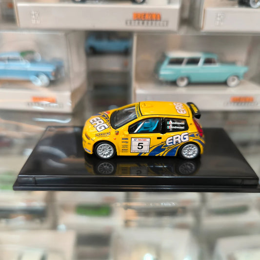 Carro de Rally Amarelo ERG – Edição Colecionador 1:87