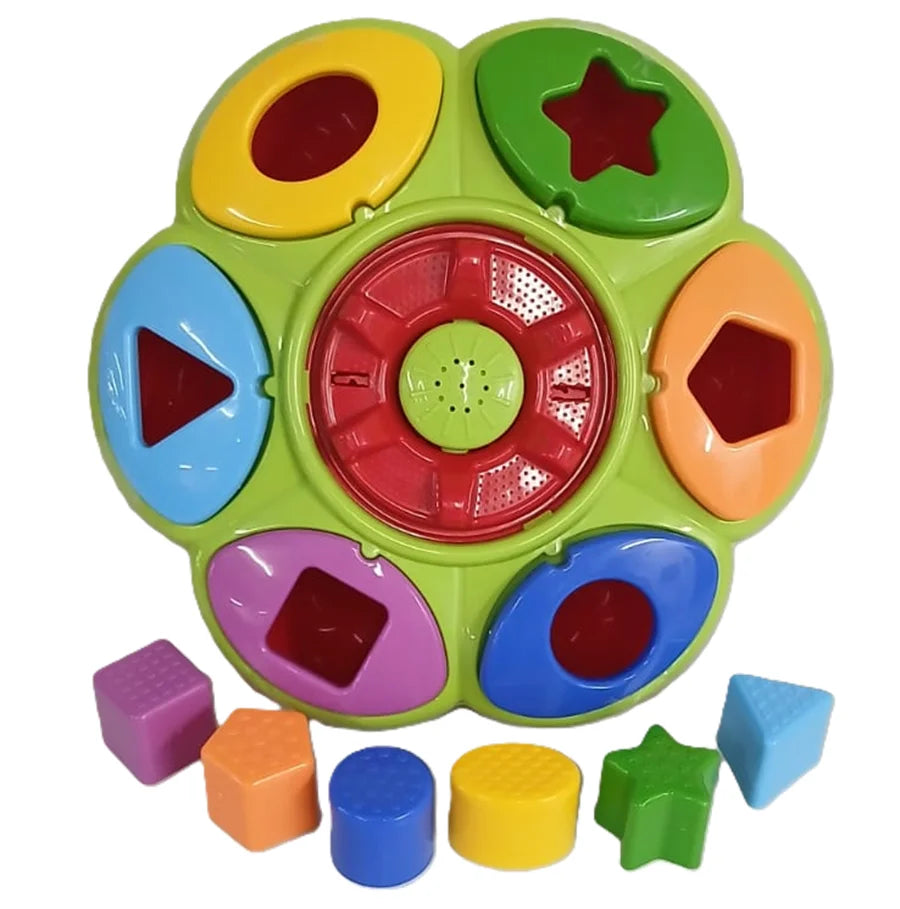 Flor Didática Encaixa Formas – Brinquedo Educativo Infantil