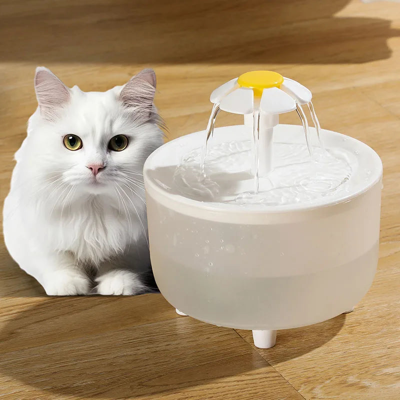 🐾 Fonte Bebedouro "Flor de Hidratação" para Gatos – 1L