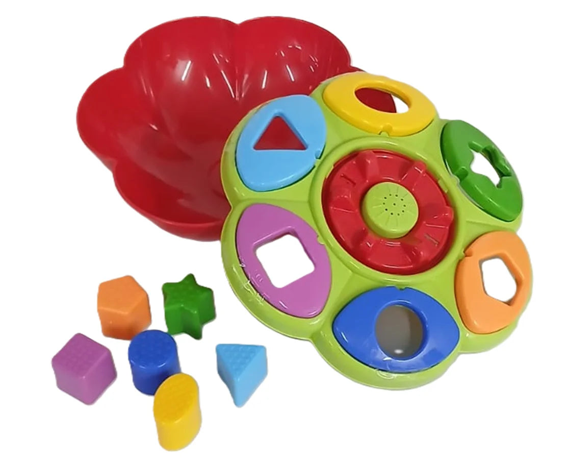 Flor Didática Encaixa Formas – Brinquedo Educativo Infantil