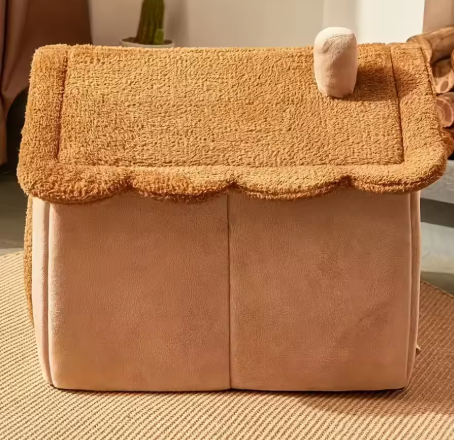 Casinha de Pelúcia BearHome – Para Gatos e Cães Pequenos