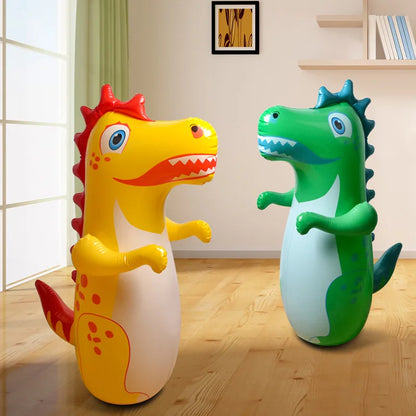 Dinossauro Inflável 90cm – Brinquedo Divertido de Soco e Pula
