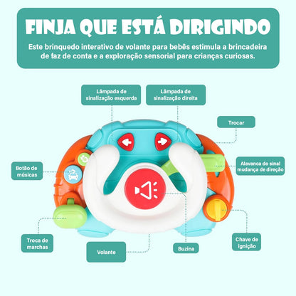 Volante Musical Infantil – Brinquedo Interativo e Educativo