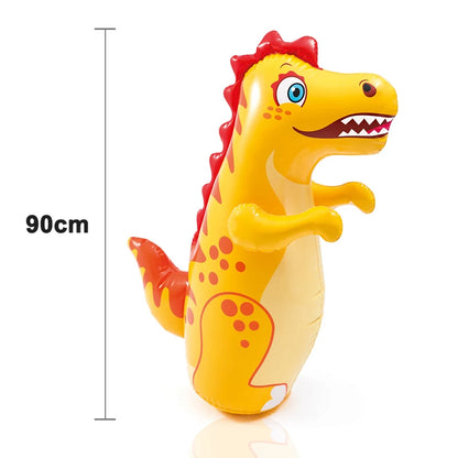 Dinossauro Inflável 90cm – Brinquedo Divertido de Soco e Pula