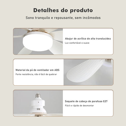 Ventilador de Teto com Controle Remoto